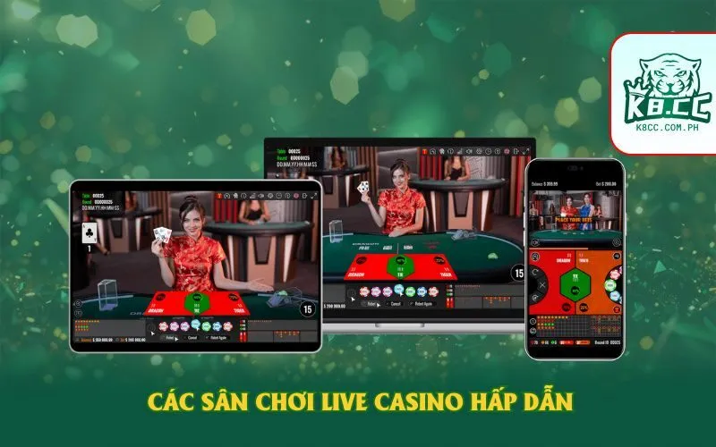 Cách sân chơi live casino hấp dẫn
