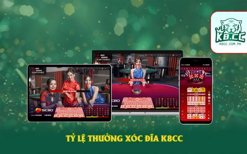 Tỷ lệ thưởng xóc đĩa K8CC